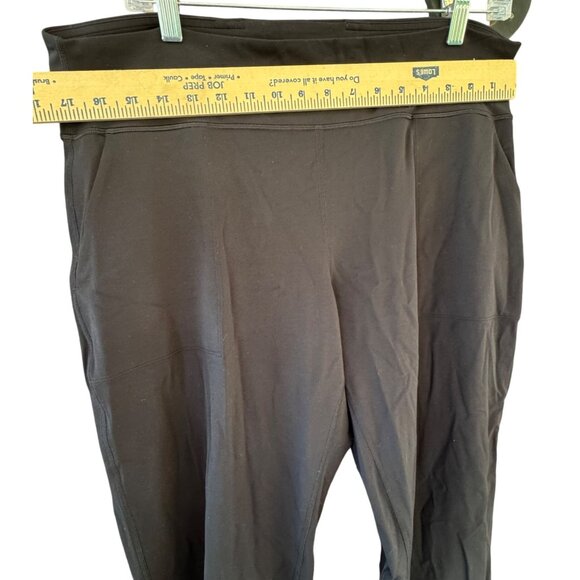 Lululemon Black High-Waisted Jogger Pants with pockets Size 16 - Picture 5 of 7